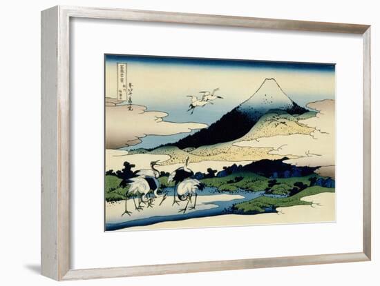 36 Views of Mount Fuji, no. 14: Umegawa in Sagami Province-Katsushika Hokusai-Framed Giclee Print