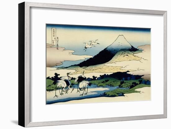 36 Views of Mount Fuji, no. 14: Umegawa in Sagami Province-Katsushika Hokusai-Framed Giclee Print