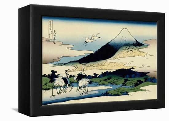 36 Views of Mount Fuji, no. 14: Umegawa in Sagami Province-Katsushika Hokusai-Framed Premier Image Canvas