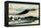 36 Views of Mount Fuji, no. 14: Umegawa in Sagami Province-Katsushika Hokusai-Framed Premier Image Canvas