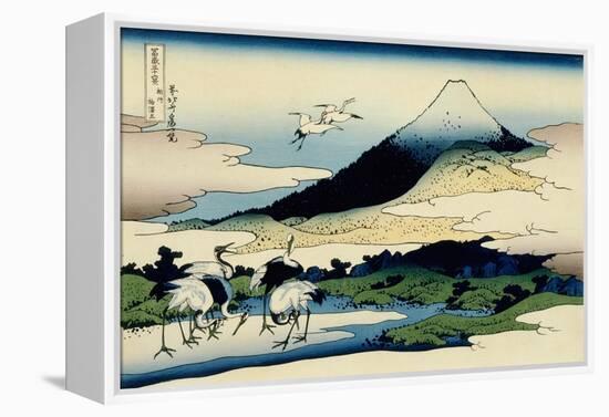 36 Views of Mount Fuji, no. 14: Umegawa in Sagami Province-Katsushika Hokusai-Framed Premier Image Canvas