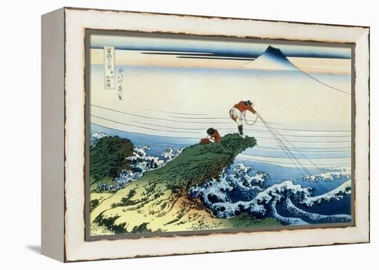 36 Views of Mount Fuji, no. 15: Kajikazawa in Kai Province-Katsushika Hokusai-Framed Premier Image Canvas