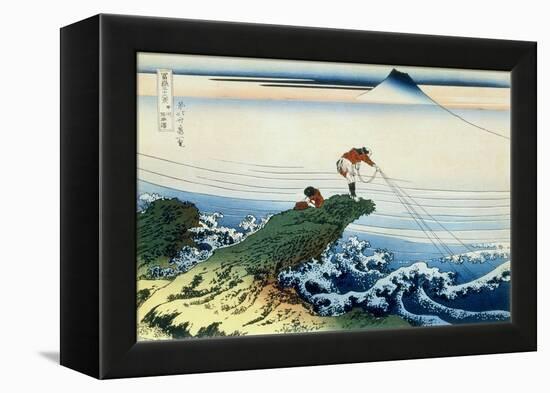 36 Views of Mount Fuji, no. 15: Kajikazawa in Kai Province-Katsushika Hokusai-Framed Premier Image Canvas