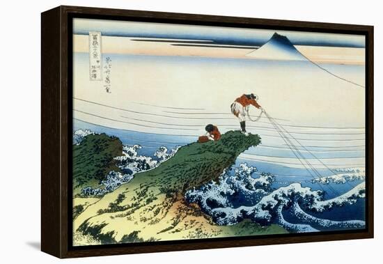 36 Views of Mount Fuji, no. 15: Kajikazawa in Kai Province-Katsushika Hokusai-Framed Premier Image Canvas