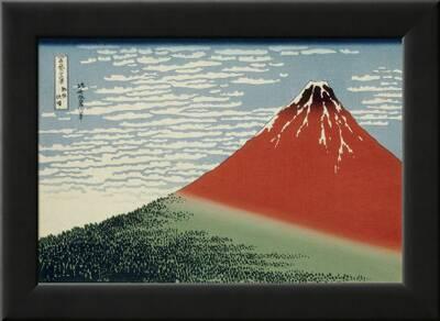 36 Views Of Mount Fuji No 2 Mount Fuji In Clear Weather Red Fuji Giclee Print Katsushika Hokusai Art Com