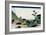 36 Views of Mount Fuji, no. 25: Shimomeguro-Katsushika Hokusai-Framed Giclee Print