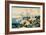 36 Views of Mount Fuji, no. 39: Tokaido Shinagawa-Katsushika Hokusai-Framed Giclee Print