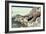 36 Views of Mount Fuji, no. 46: Climbing on Fuji-Katsushika Hokusai-Framed Giclee Print