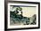 36 Views of Mount Fuji, no. 5: From the Mishima Pass-Katsushika Hokusai-Framed Giclee Print