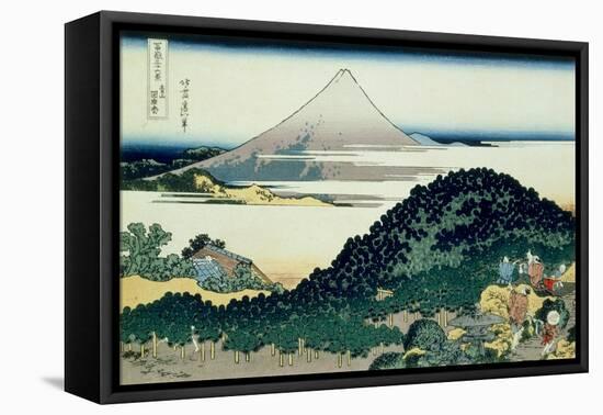 36 Views of Mount Fuji, no. 6: The Coast of Seven Leagues in Kamakura-Katsushika Hokusai-Framed Premier Image Canvas