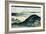 36 Views of Mount Fuji, no. 6: The Coast of Seven Leagues in Kamakura-Katsushika Hokusai-Framed Giclee Print