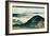 36 Views of Mount Fuji, no. 6: The Coast of Seven Leagues in Kamakura-Katsushika Hokusai-Framed Giclee Print