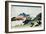 36 Views of Mount Fuji, no. 9: Inume Pass in the Kai Province-Katsushika Hokusai-Framed Giclee Print