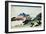 36 Views of Mount Fuji, no. 9: Inume Pass in the Kai Province-Katsushika Hokusai-Framed Giclee Print