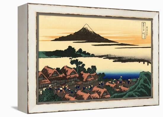 36 Vues Du Mont Fuji, Japon : Aube a Isawa Dans La Province Kai, Japon - Estampe De Katsushika Hoku-Katsushika Hokusai-Framed Premier Image Canvas