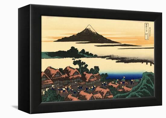 36 Vues Du Mont Fuji, Japon : Aube a Isawa Dans La Province Kai, Japon - Estampe De Katsushika Hoku-Katsushika Hokusai-Framed Premier Image Canvas