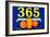 365 Orange Crate Label-null-Framed Art Print