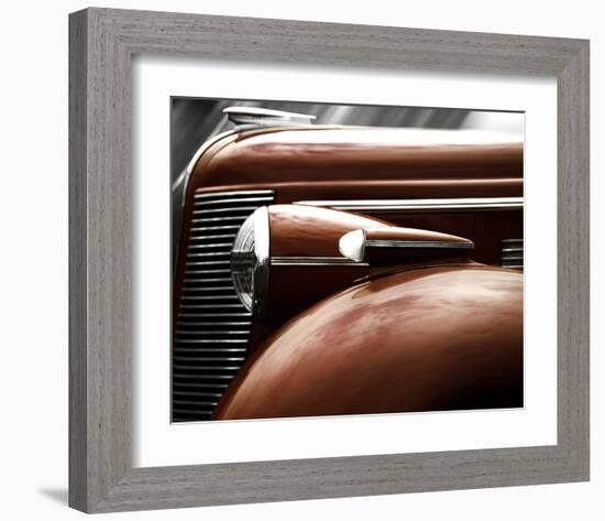 37 Red Buick-null-Framed Art Print