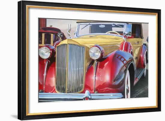 '38 Packard Phaeton Body-Graham Reynolds-Framed Art Print