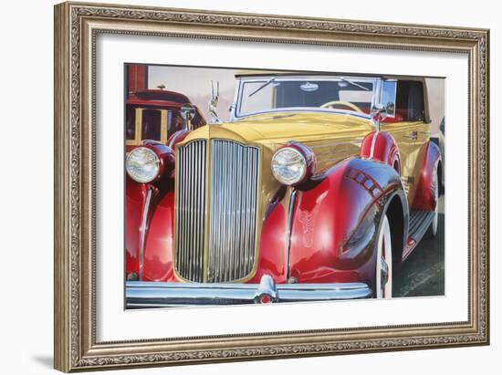 '38 Packard Phaeton Body-Graham Reynolds-Framed Art Print