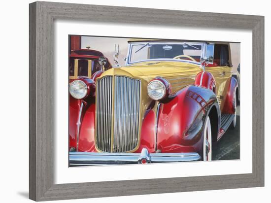 '38 Packard Phaeton Body-Graham Reynolds-Framed Art Print