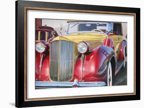 '38 Packard Phaeton Body-Graham Reynolds-Framed Art Print