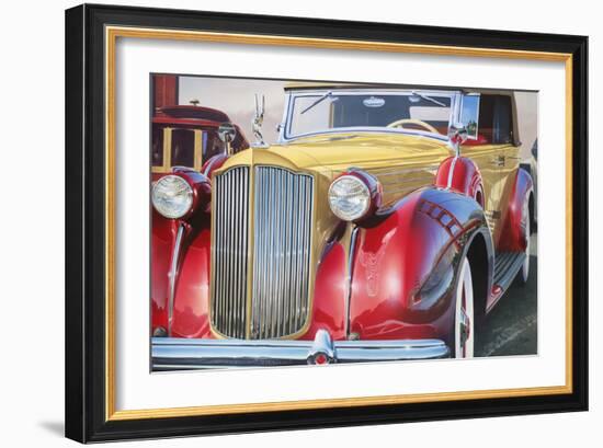 '38 Packard Phaeton Body-Graham Reynolds-Framed Art Print