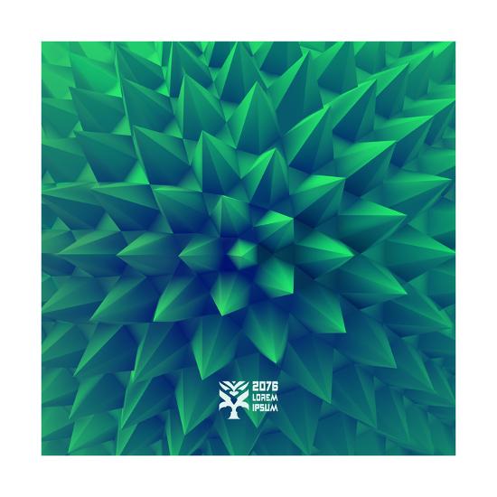 3d Abstract Background Vector Illustration Art Print Login