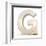 3D Alphabet, Letter G Isolated On White Background-Andriy Zholudyev-Framed Art Print