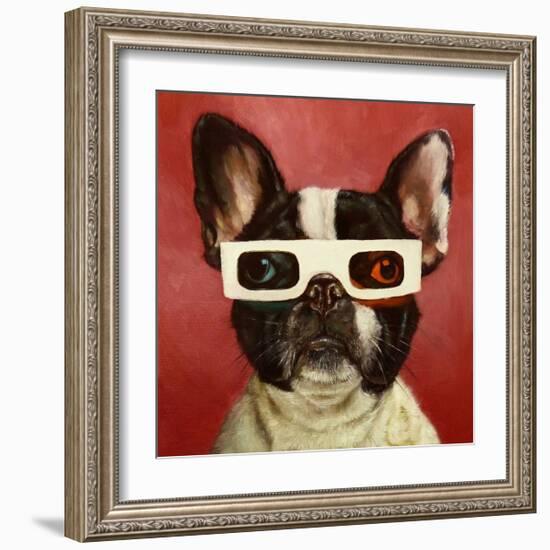 3D Dog-Lucia Heffernan-Framed Art Print