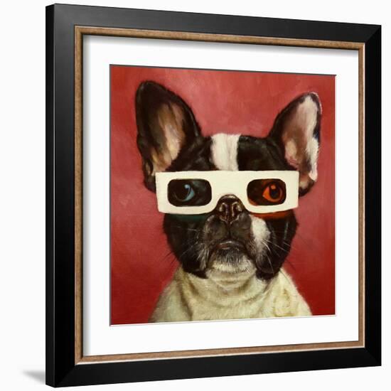 3D Dog-Lucia Heffernan-Framed Art Print