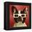 3D Dog-Lucia Heffernan-Framed Stretched Canvas