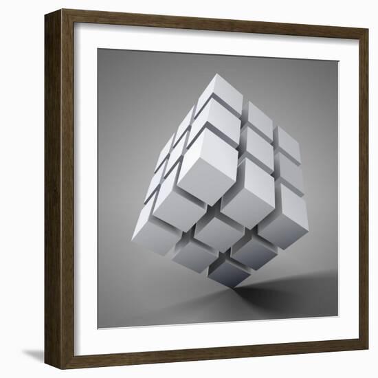 3D Illustration-Kundra-Framed Art Print