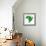 3D Map Of Brazil-vinz89-Framed Art Print displayed on a wall