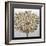 3D Render Picture in Gold Coral-deckorator-Framed Art Print