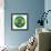 3D Rendering Of A Brazilian Soccer Ball Isolated On A White Background-zentilia-Framed Art Print displayed on a wall