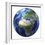 3D Rendering of Planet Earth, Centered On Africa And Europe-Stocktrek Images-Framed Photographic Print