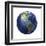 3D Rendering of Planet Earth, Centered on North America and South America-null-Framed Art Print