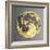 3D Wall Art Picture Modern Moon Gold-deckorator-Framed Art Print