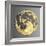 3D Wall Art Picture Modern Moon Gold-deckorator-Framed Art Print