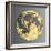 3D Wall Art Picture Modern Moon Gold-deckorator-Framed Art Print