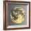 3D Wall Art Picture Modern Moon Gold-deckorator-Framed Art Print