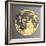 3D Wall Art Picture Modern Moon Gold-deckorator-Framed Art Print