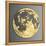 3D Wall Art Picture Modern Moon Gold-deckorator-Framed Stretched Canvas