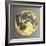 3D Wall Art Picture Modern Moon Gold-deckorator-Framed Premium Giclee Print