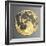 3D Wall Art Picture Modern Moon Gold-deckorator-Framed Premium Giclee Print