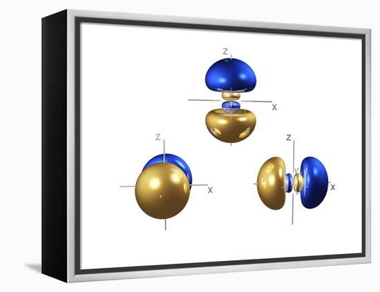 3p Electron Orbitals-Dr. Mark J.-Framed Premier Image Canvas