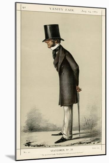 3rd Earl Fortescue, Vanity Fair-Carlo Pellegrini-Mounted Art Print