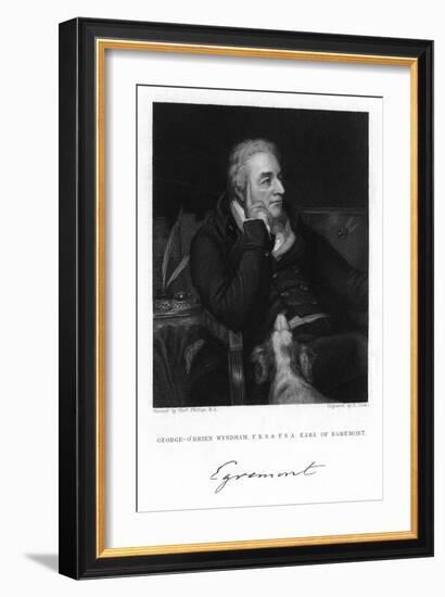 3rd Earl of Egremont-Thomas Phillips-Framed Art Print