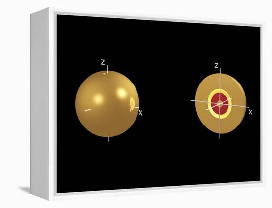 3s Electron Orbital-Dr. Mark J.-Framed Premier Image Canvas